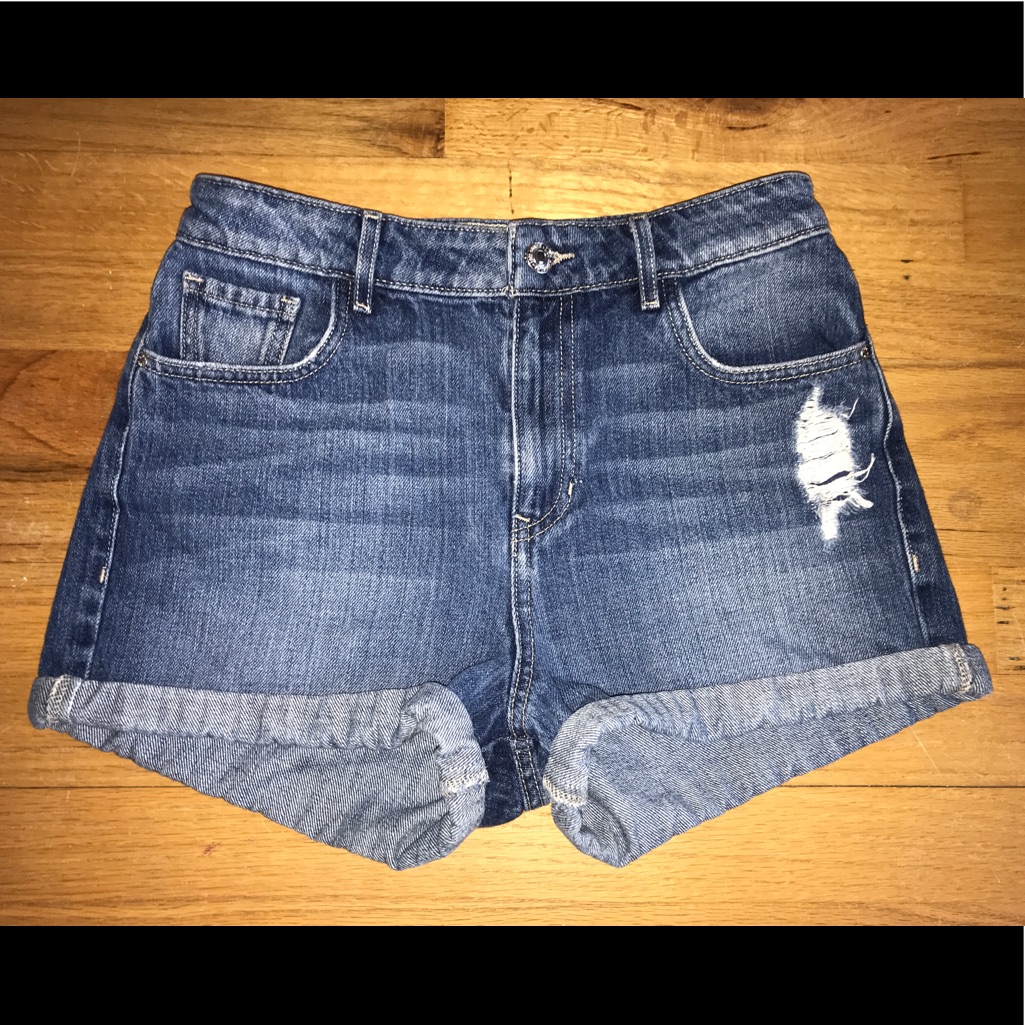 High Rise Guess Denim Shorts